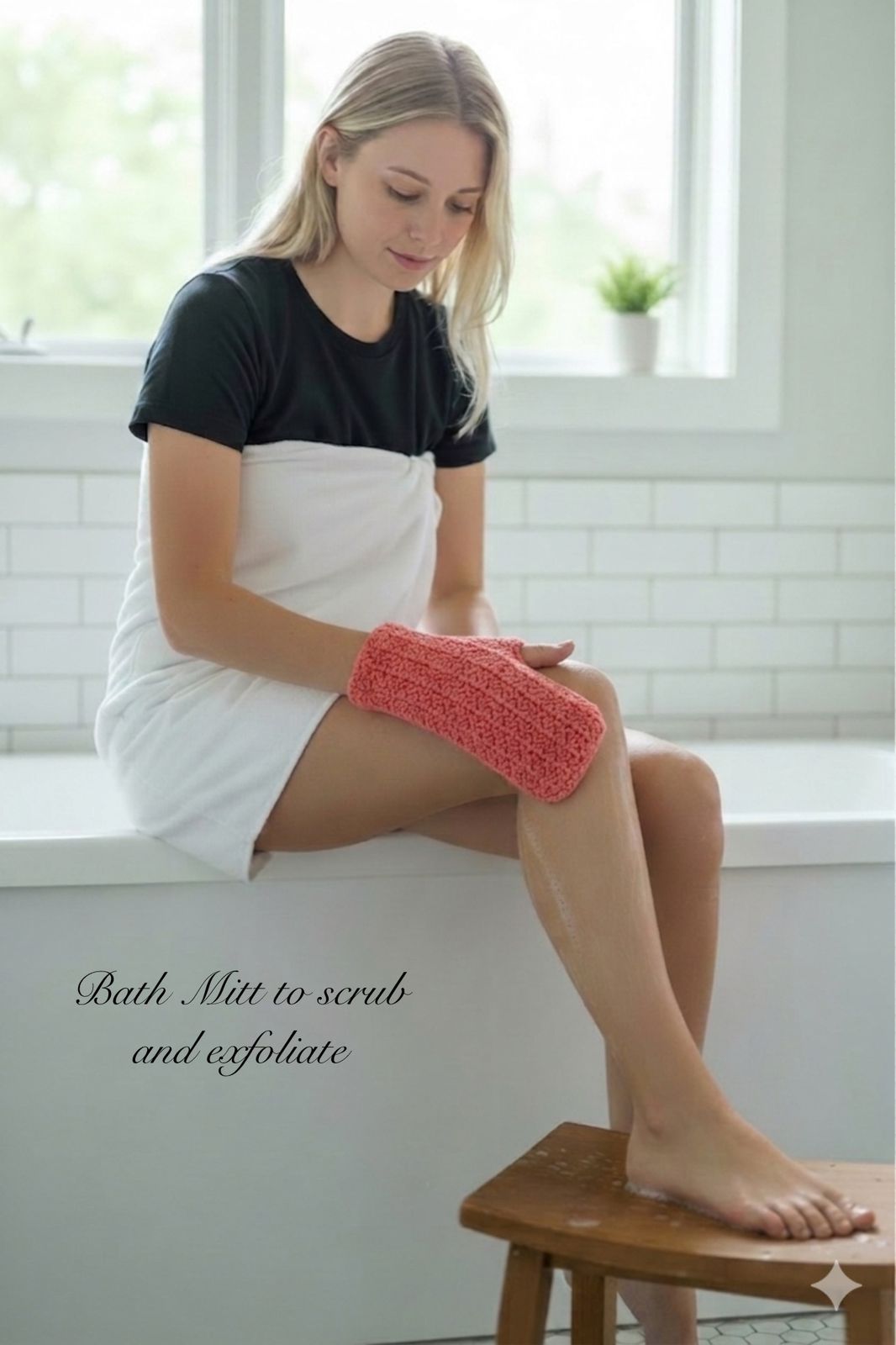 Handmade Crochet Ocean-Themed Bath & Self-Care Gift Set